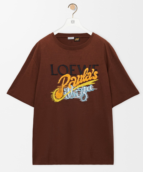 T-32194<br><b>LOEWE</b><br>로고 자수 코튼 티셔츠</b><br>[매장가-100만원대]