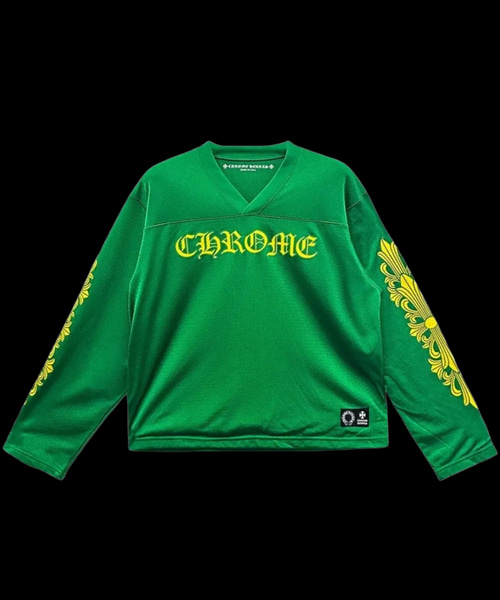 T-32217<br><b>CHROME HEARTS</b><br>아이스 하키 롱 슬리브 메쉬 티셔츠</b><br>[매장가-300만원대]