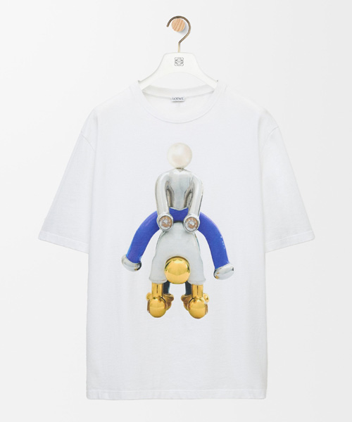 T-32188<br><b>LOEWE</b><br>아크로뱃 프린트 코튼 티셔츠</b><br>[매장가-90만원대]
