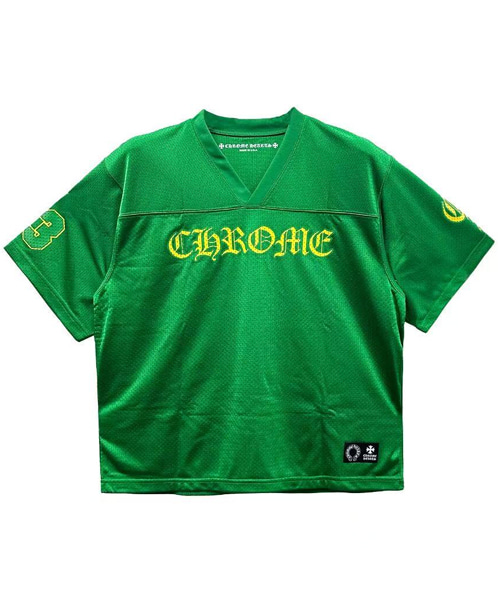 T-32216<br><b>CHROME HEARTS</b><br>아이스 하키 숏 슬리브 메쉬 티셔츠</b><br>[매장가-290만원대]