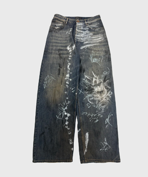 P-16674<br><b>BALENCIAGA</b><br>그래피티 배기 팬츠</b><br>[매장가-250만원대]