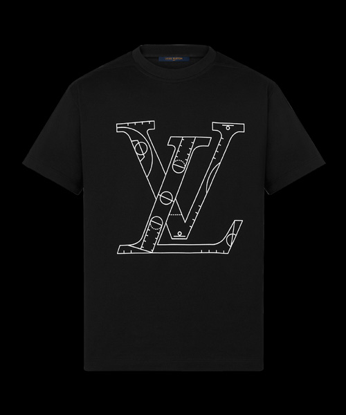 T-32224<br><b>LOUIS VUITTON</b><br>NBA 프론트 앤 백 프린트 티셔츠</b><br>[매장가-80만원대]