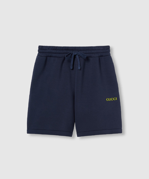 P-16703<br><b>GUCCI</b><br>패치 저지 쇼츠</b><br>[매장가-130만원대]