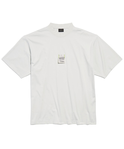 T-32240<br><b>BALENCIAGA</b><br>공항 태그 코튼 티셔츠</b><br>[매장가-80만원대]