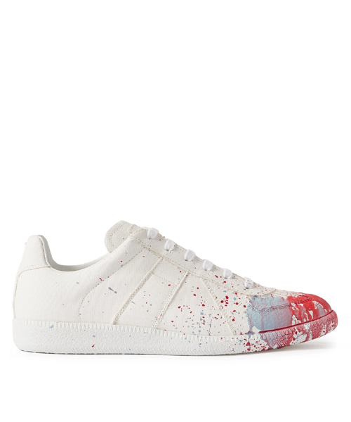 A-45494<br><b>MAISON MARGIELA</b><br>스테인 이펙트 레플리카 스니커즈</b><br>[매장가-70만원대]