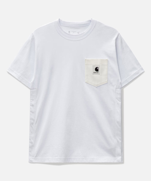 T-29143SACAI x CARHARTT WIP포켓 로고 패치 반팔 티셔츠[매장가-50만원대]